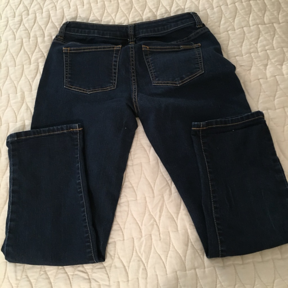 Jennifer Lopez Dark Blue Ankle Jeans